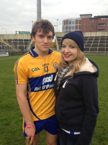 Shane O'Donnell and I in O'Moore Park in Portlaoise.