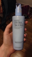 I love this Estee Lauder makeup remover! It removes makeup instantly!